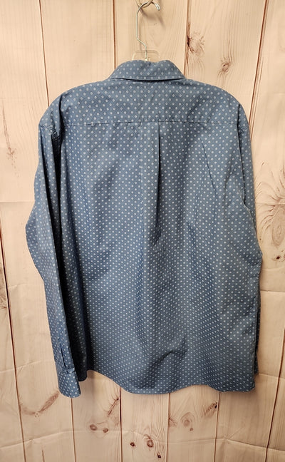 Croft & Barrow Men's Size XL Blue Shirt