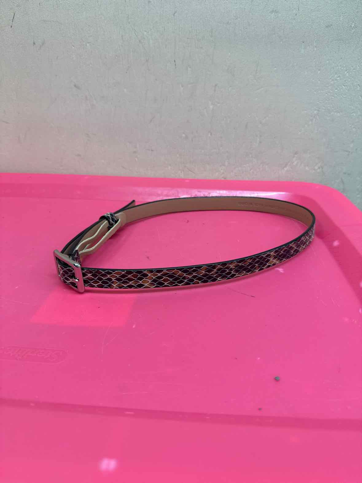 Via Spiga Size S Leopard Print Belt