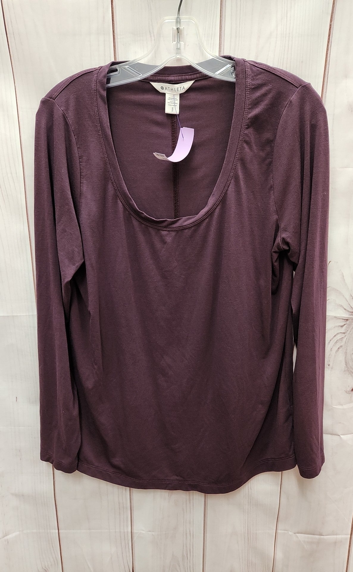 Athleta Women's Size S Purple Long Sleeve Top