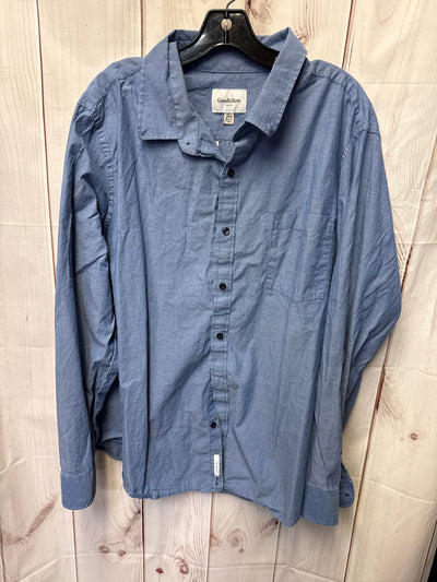 Goodfellow Men's Size 2X Blue Shirt