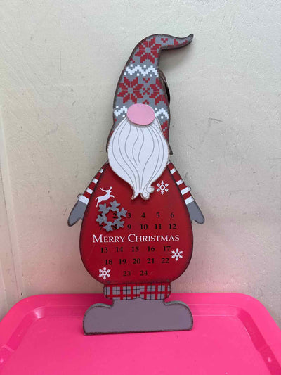 Gnome Magnetic Holiday Calendar Sign