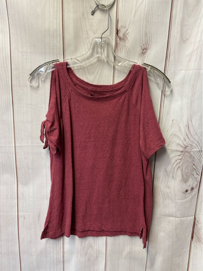 Abercrombie & Fitch Women's Size S Pink Cold Shoulder Top