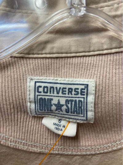 Converse Women's Size S Beige Long Sleeve Top