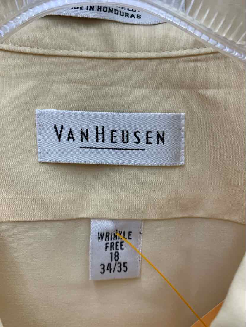 Van Heusen Men's Size XXL Yellow Shirt