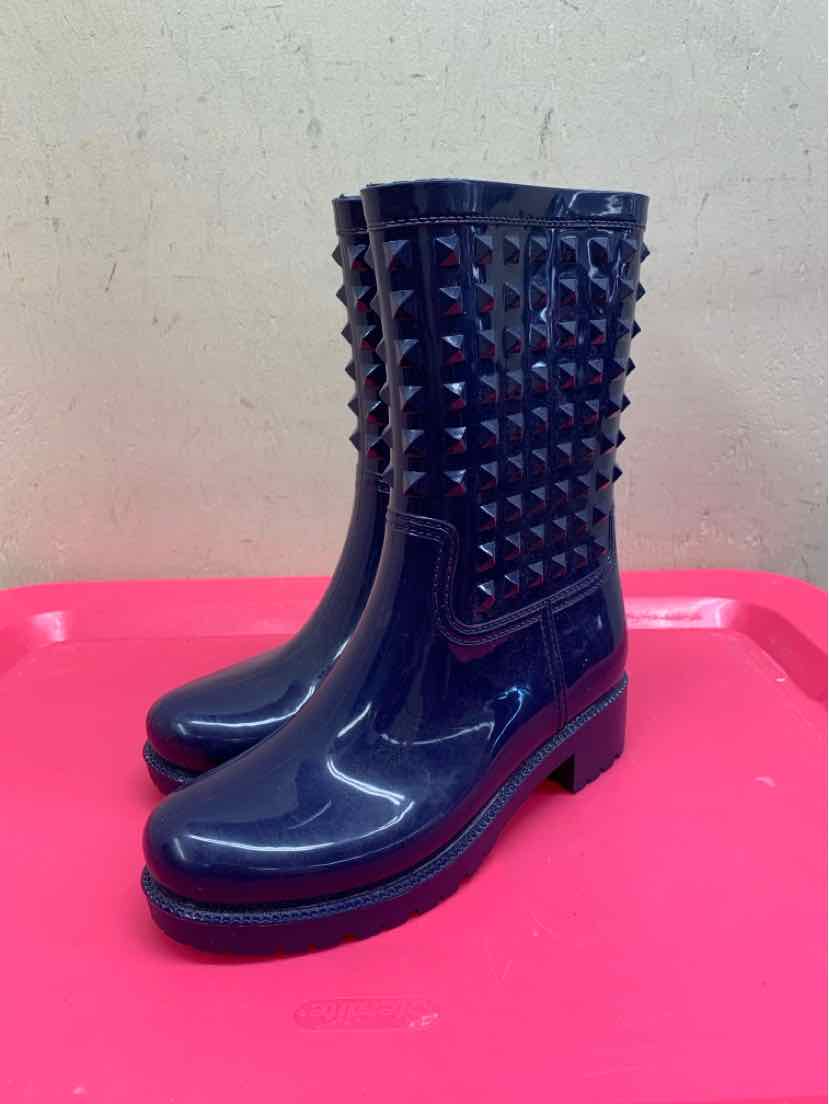 Women's Size 37 = 6-1/2 Blue Boots