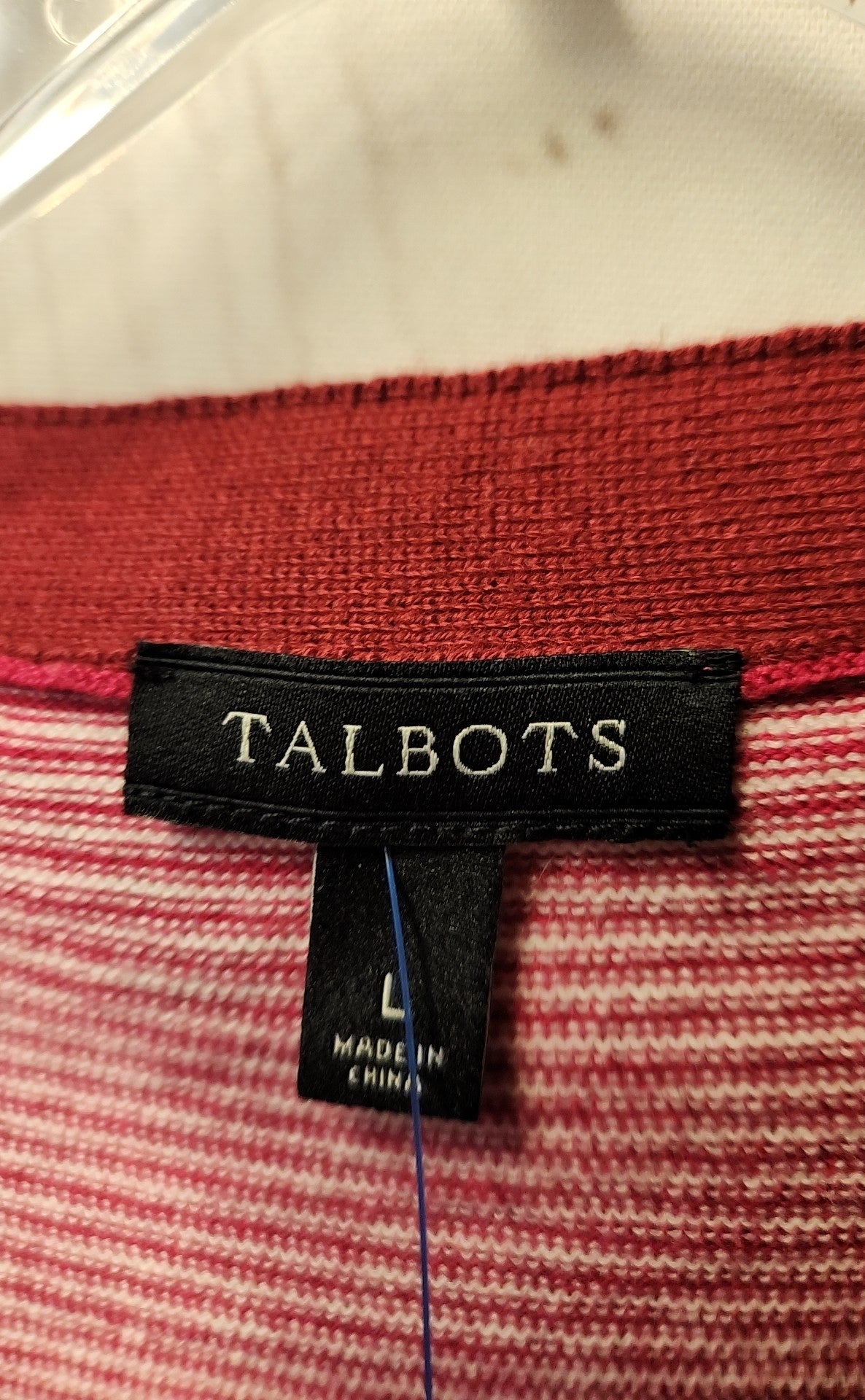 Talbots Women's Size L Pink Cardigan