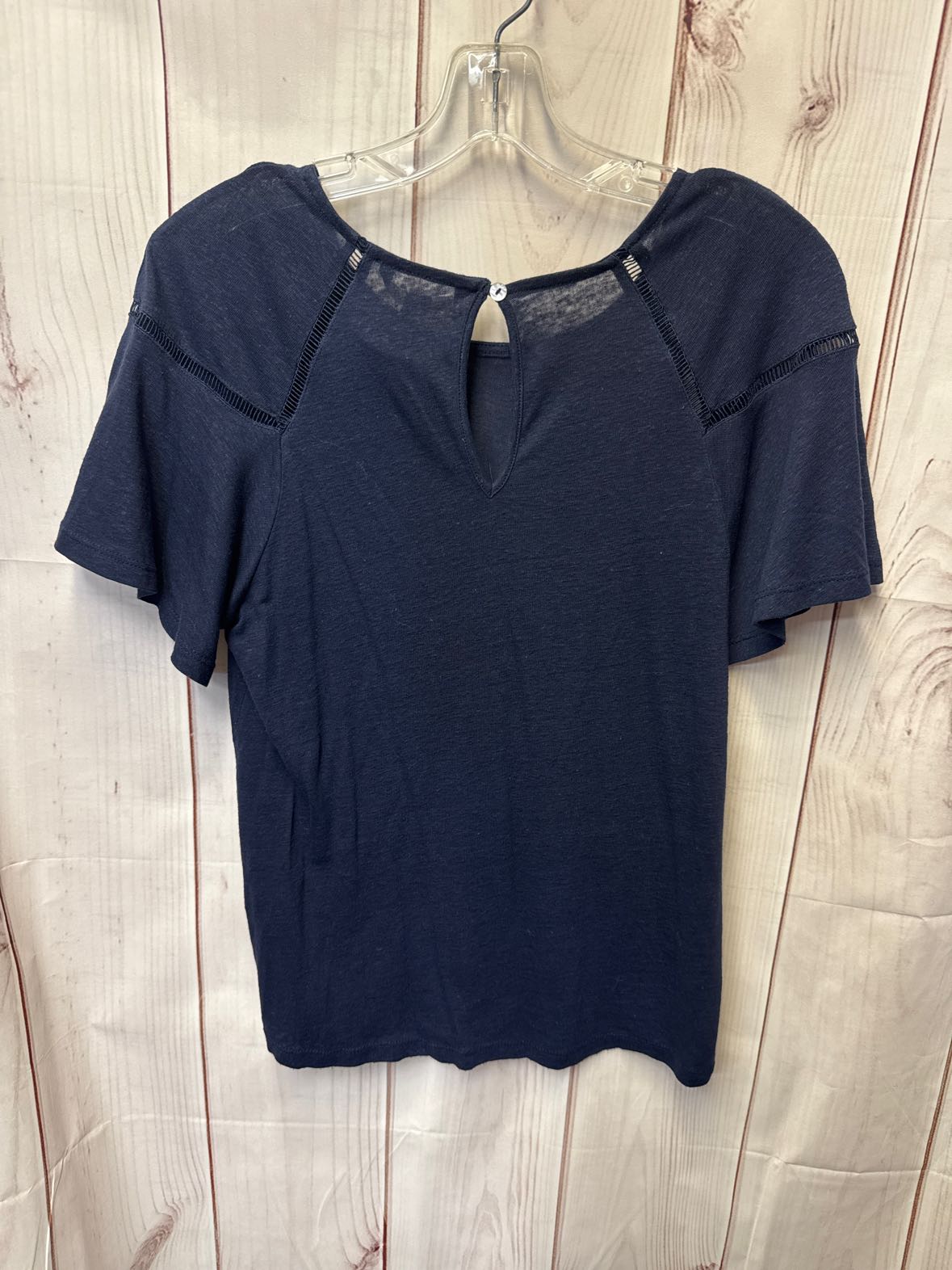 Zac & Rachel Women's Size S Navy Short Sleeve Top