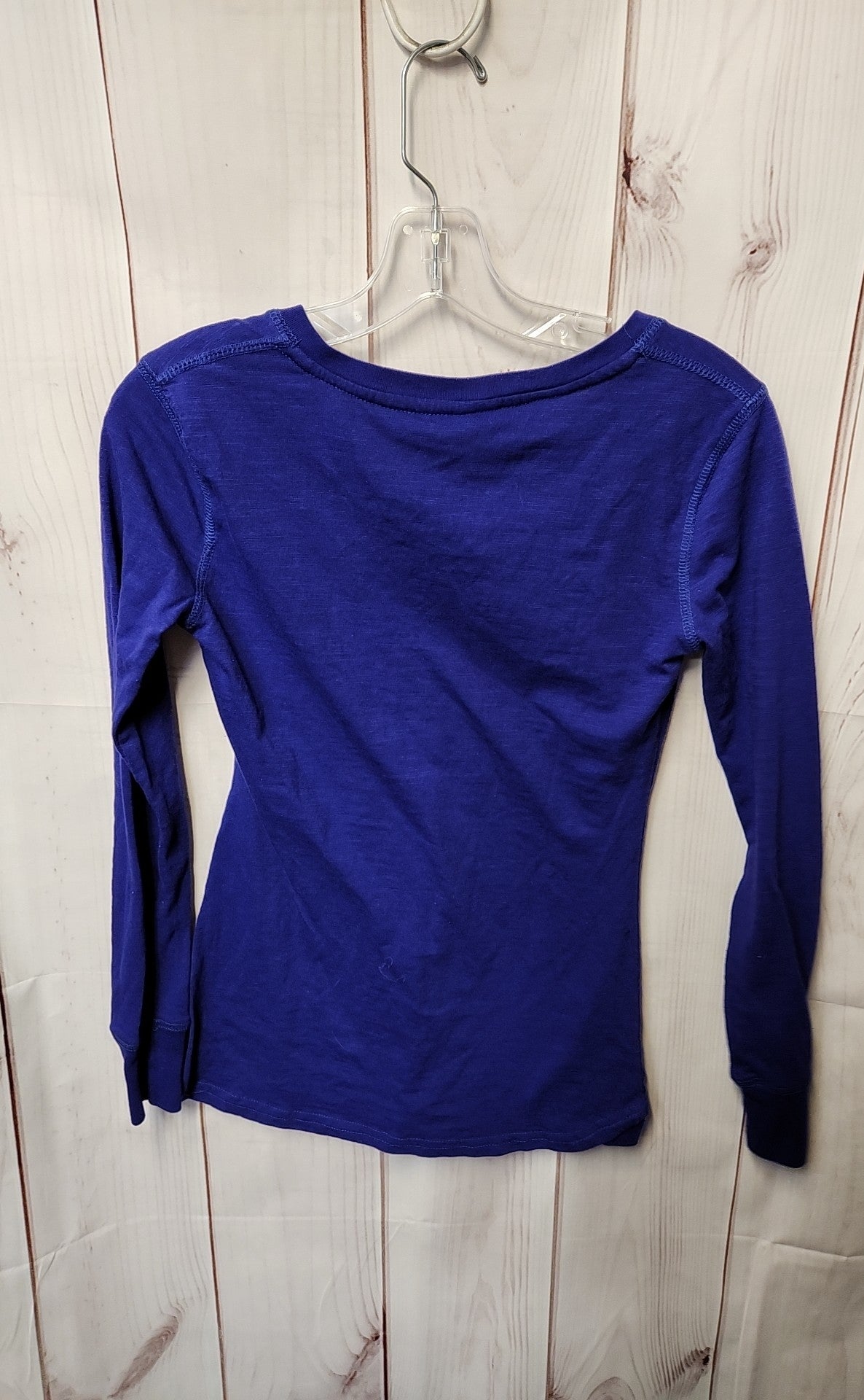 Women's Size M Blue Long Sleeve Top