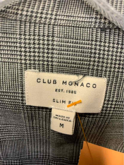 Club Monaco Men's Size M Gray Shirt Slim Fit