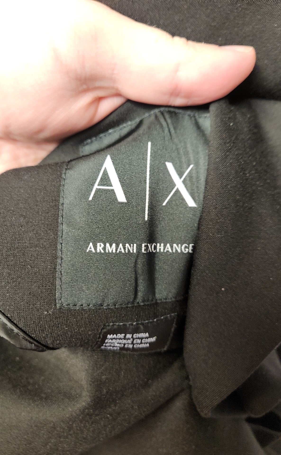 Armani Exchange Men's Size S Black Sport Coat