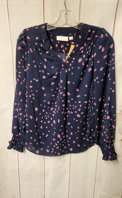 Belle Women's Size XXS Navy Long Sleeve Top