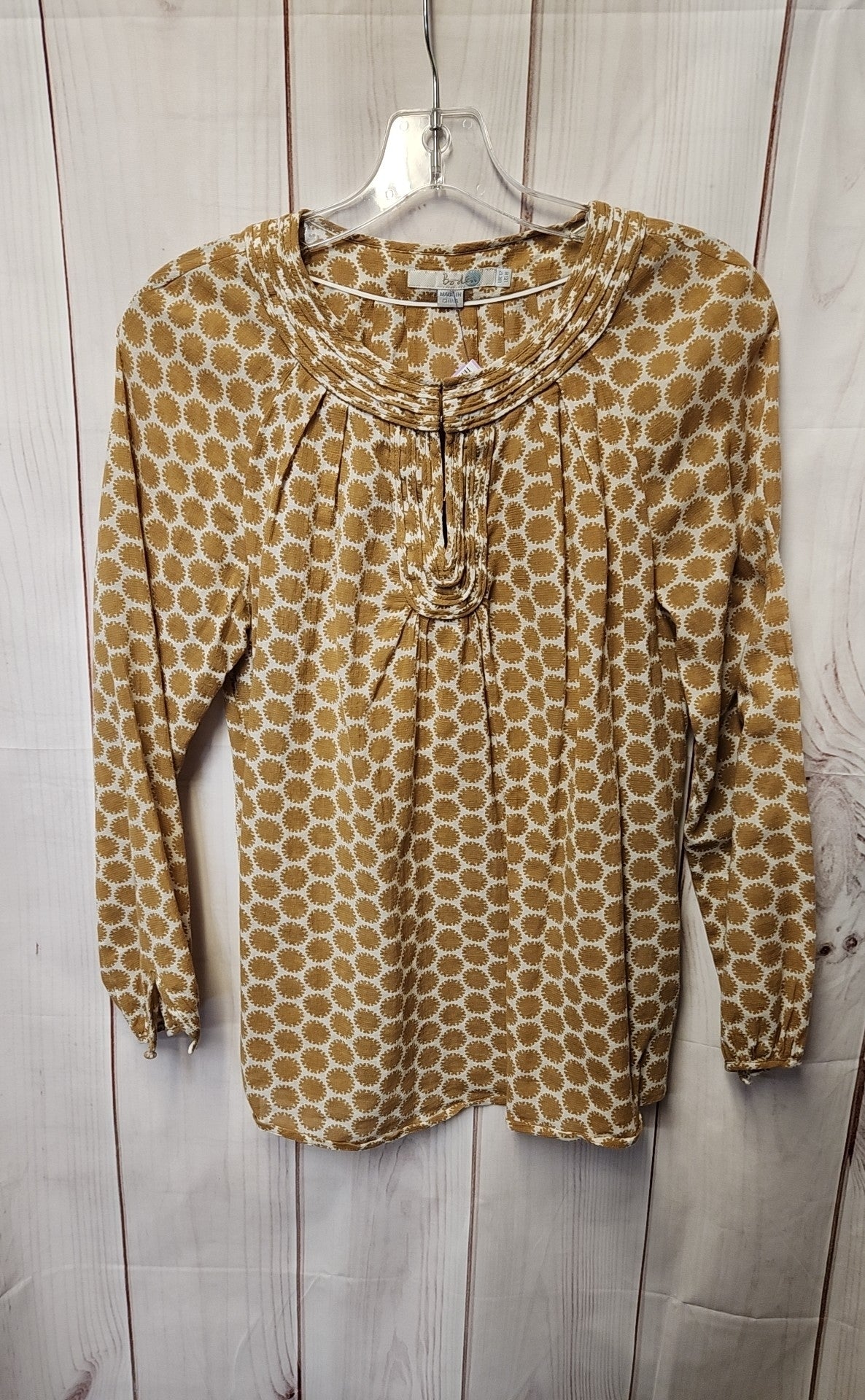 Boden Women's Size 8 Brown Long Sleeve Top
