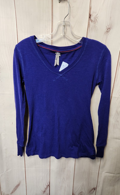 Women's Size M Blue Long Sleeve Top