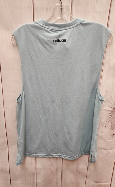 Adidas Women's Size M Light Blue Sleeveless Top