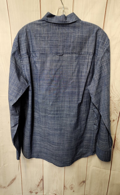 Club Room Men's Size L Blue Shirt