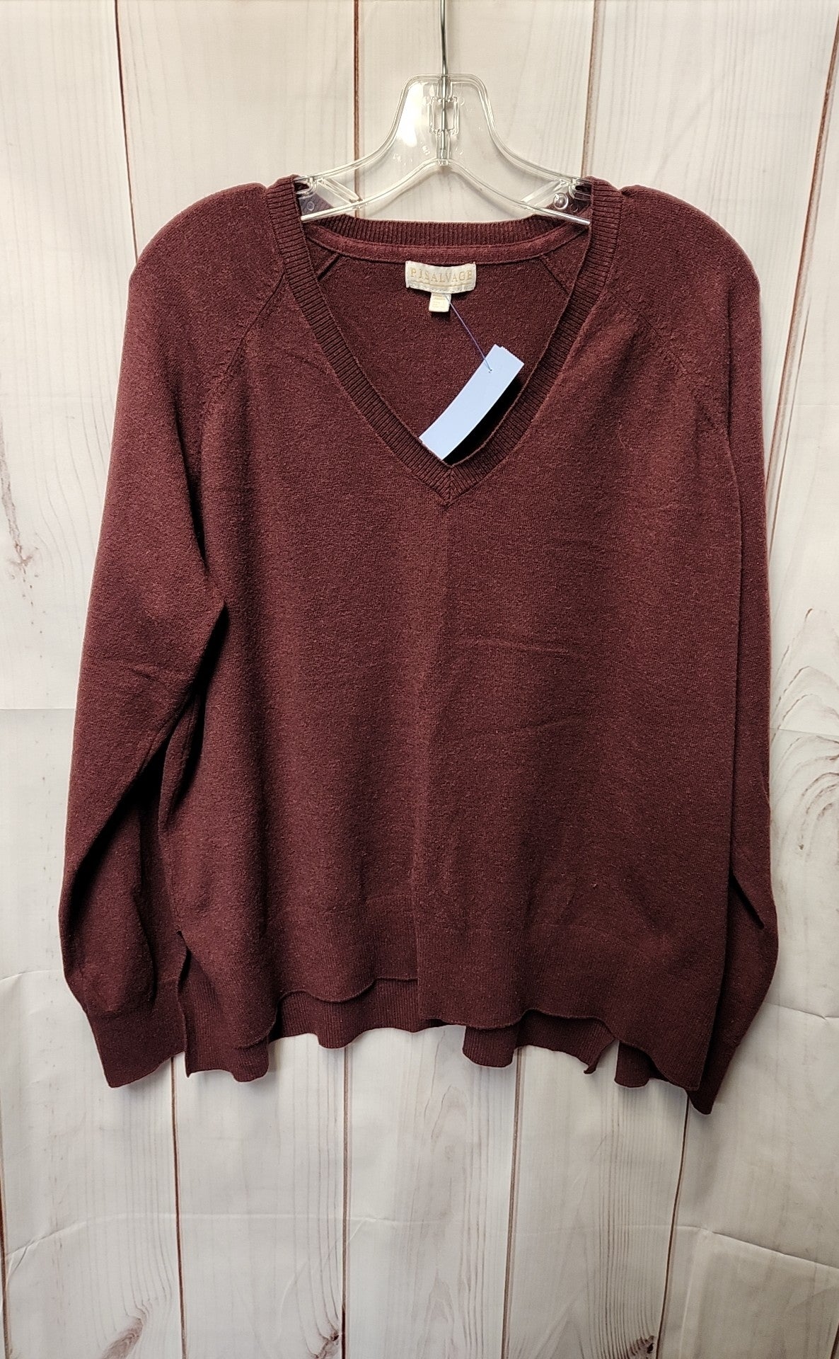 Pjsalvage Women's Size L Maroon Sweater