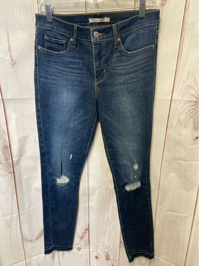 Levis Women's Size 29 (7-8) Blue Denim Jeans 311 Shaping Skinny