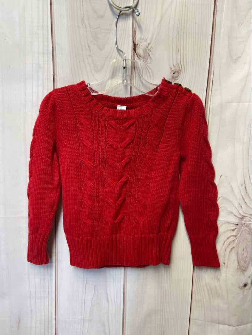 Old Navy Girl's Size 3 Red Sweater