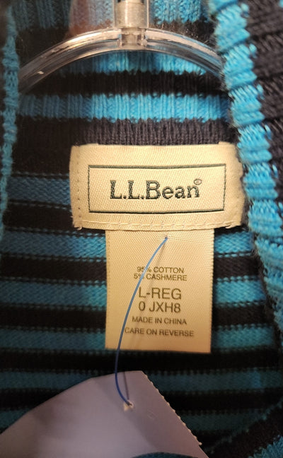 LL Bean Women's Size L Blue Sweater