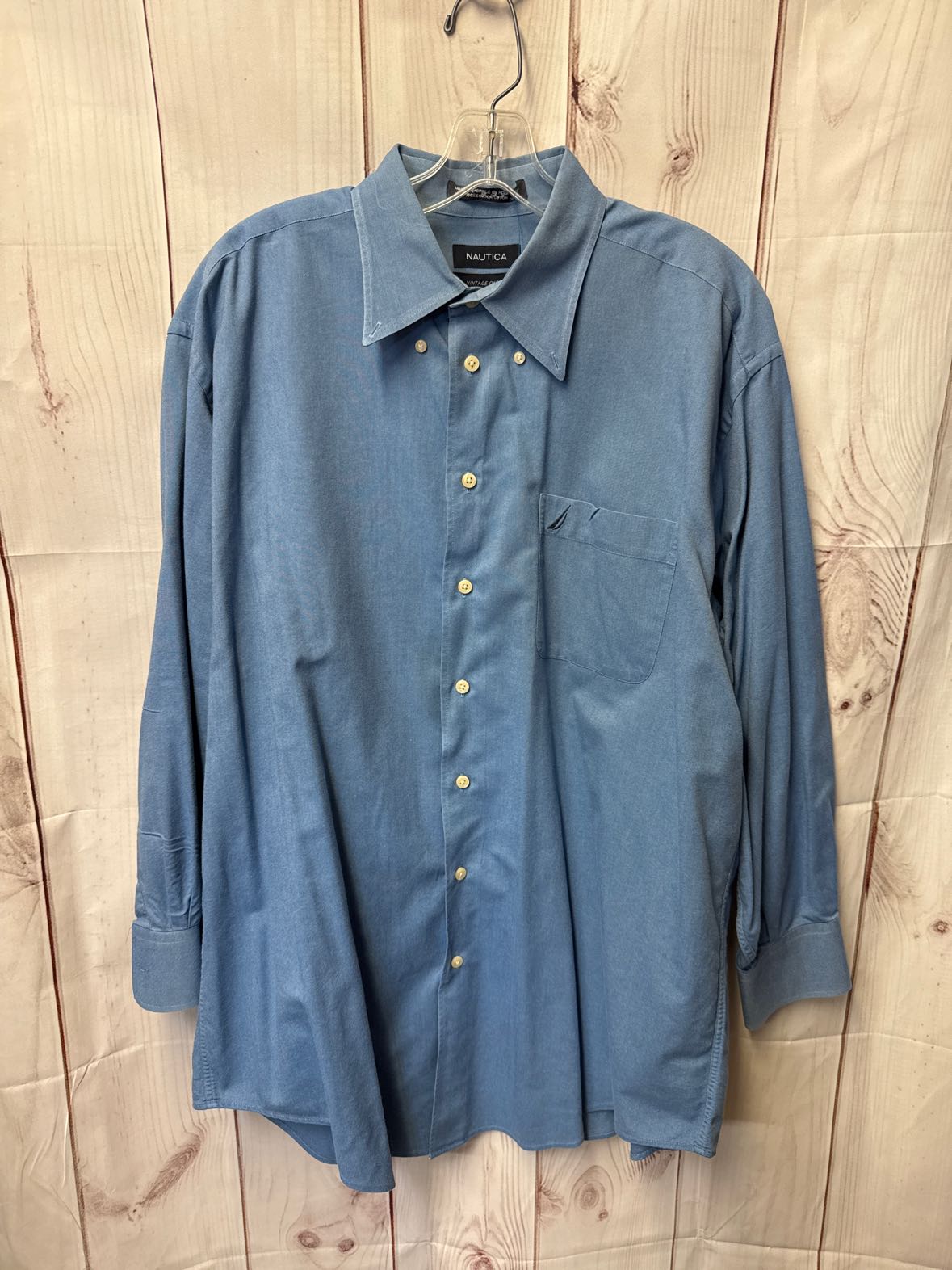 Nautica Men's Size XL Blue Shirt