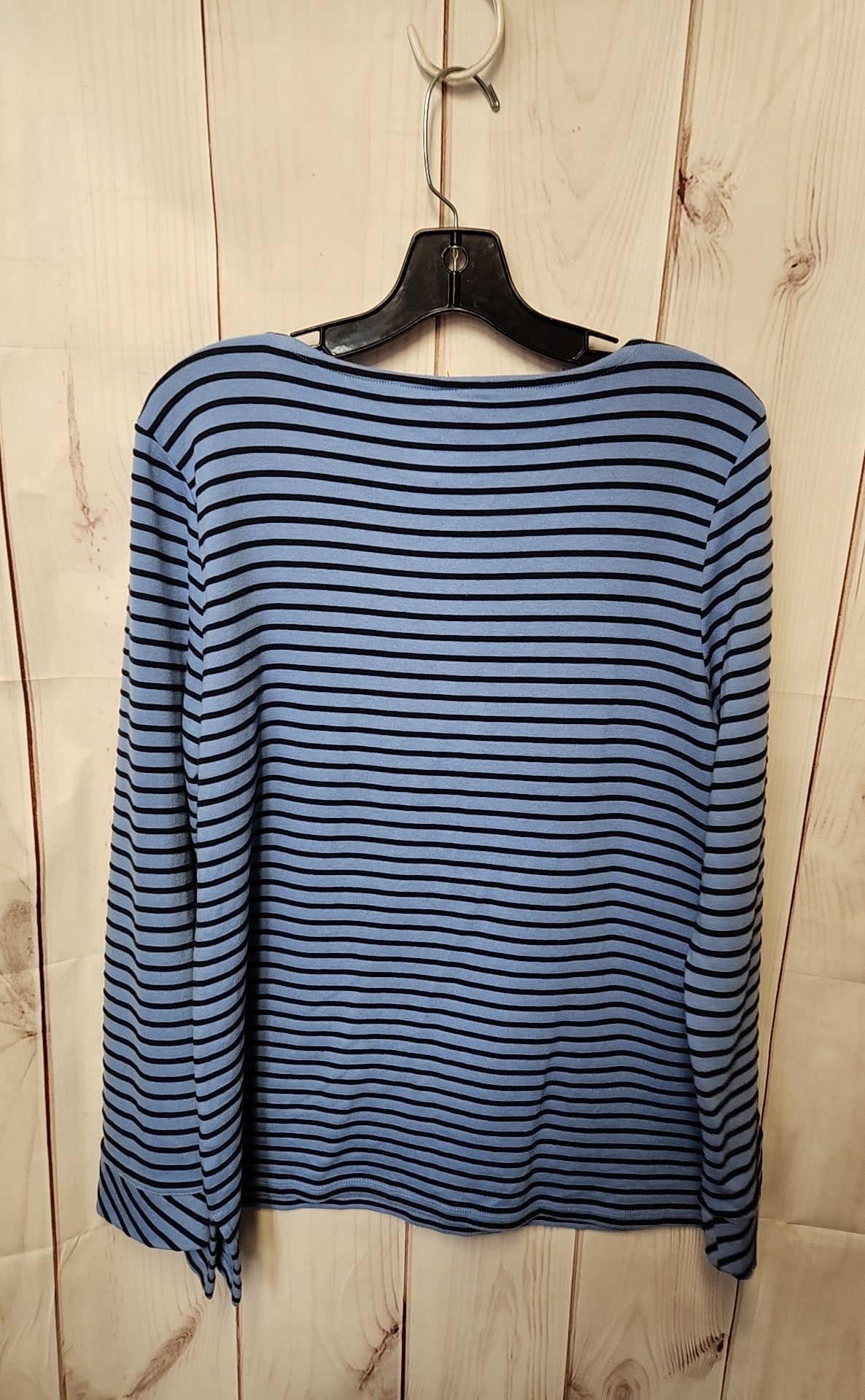 Talbots Women's Size L Blue Long Sleeve Top