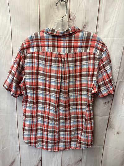 Lands End Men's Size M Red Shirt