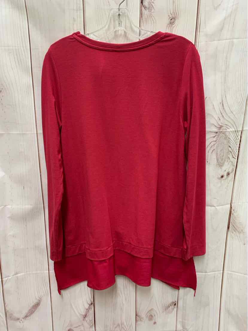 Soft Surroundings Women's Size S Pink Long Sleeve Top