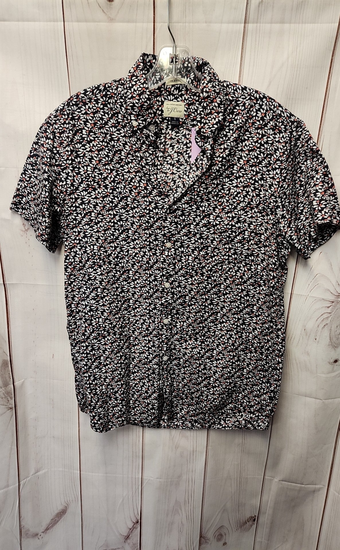 J Crew Men's Size S Navy Floral Shirt