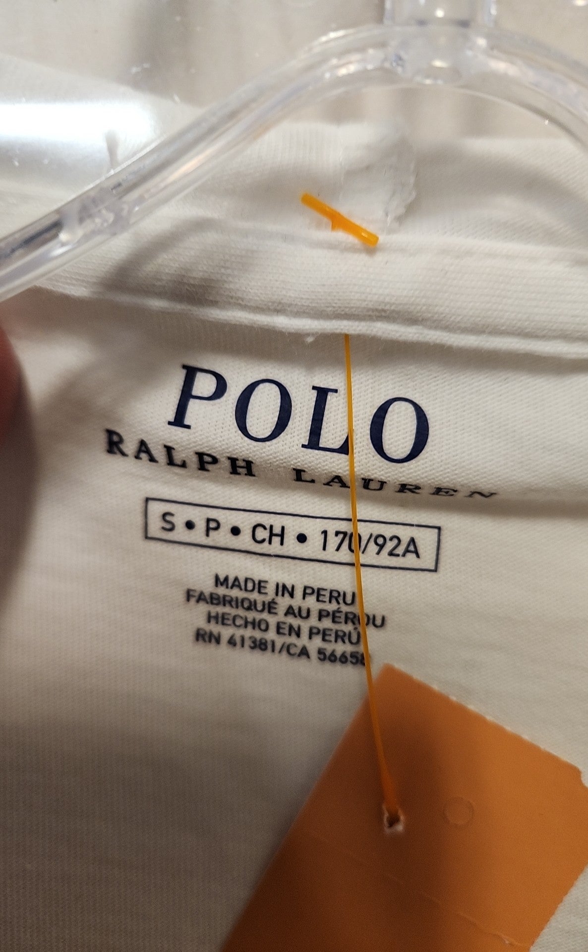 Polo by Ralph Lauren Men's Size S White Shirt