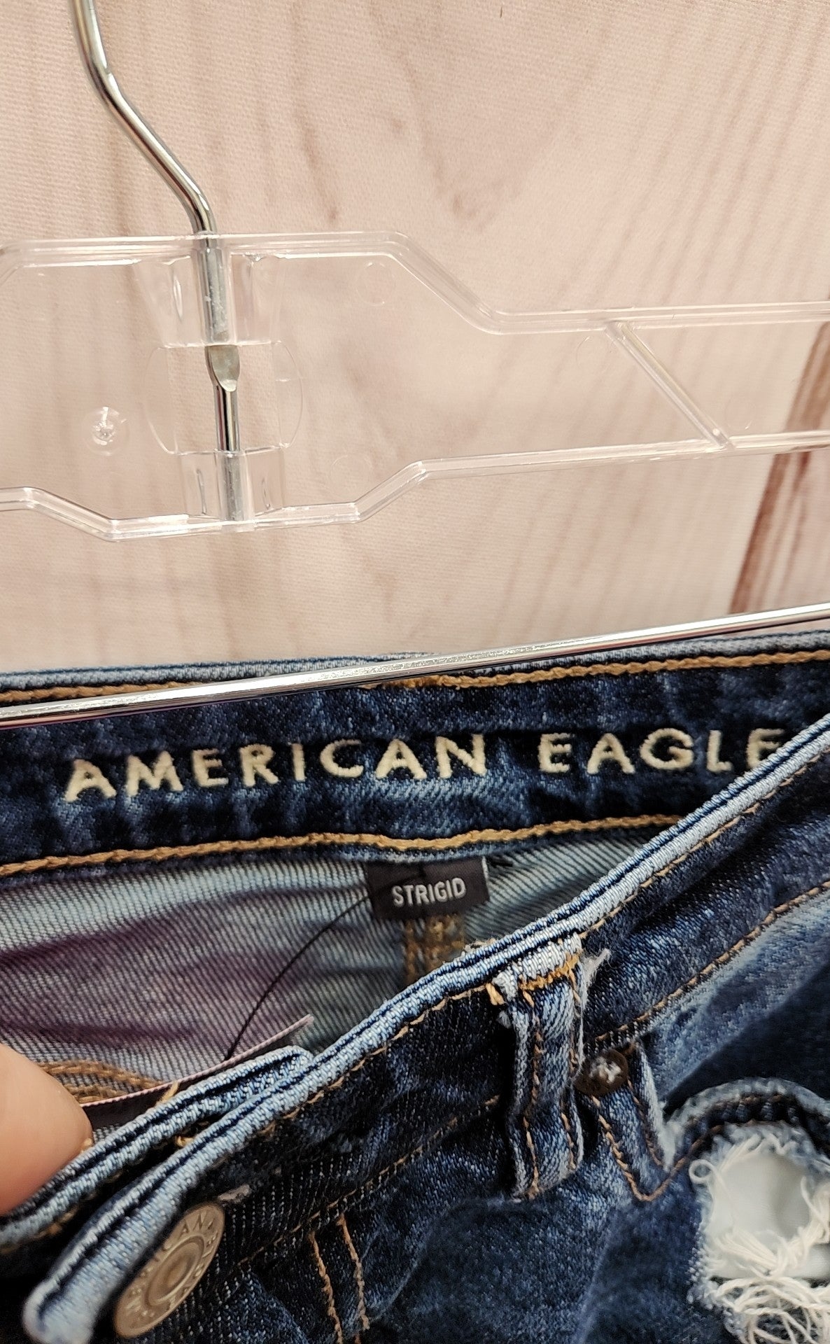 American Eagle Women's Size 4 Mom Short Blue Shorts