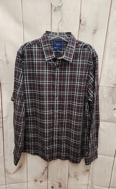 Apt 9 Men's Size L Purple Shirt