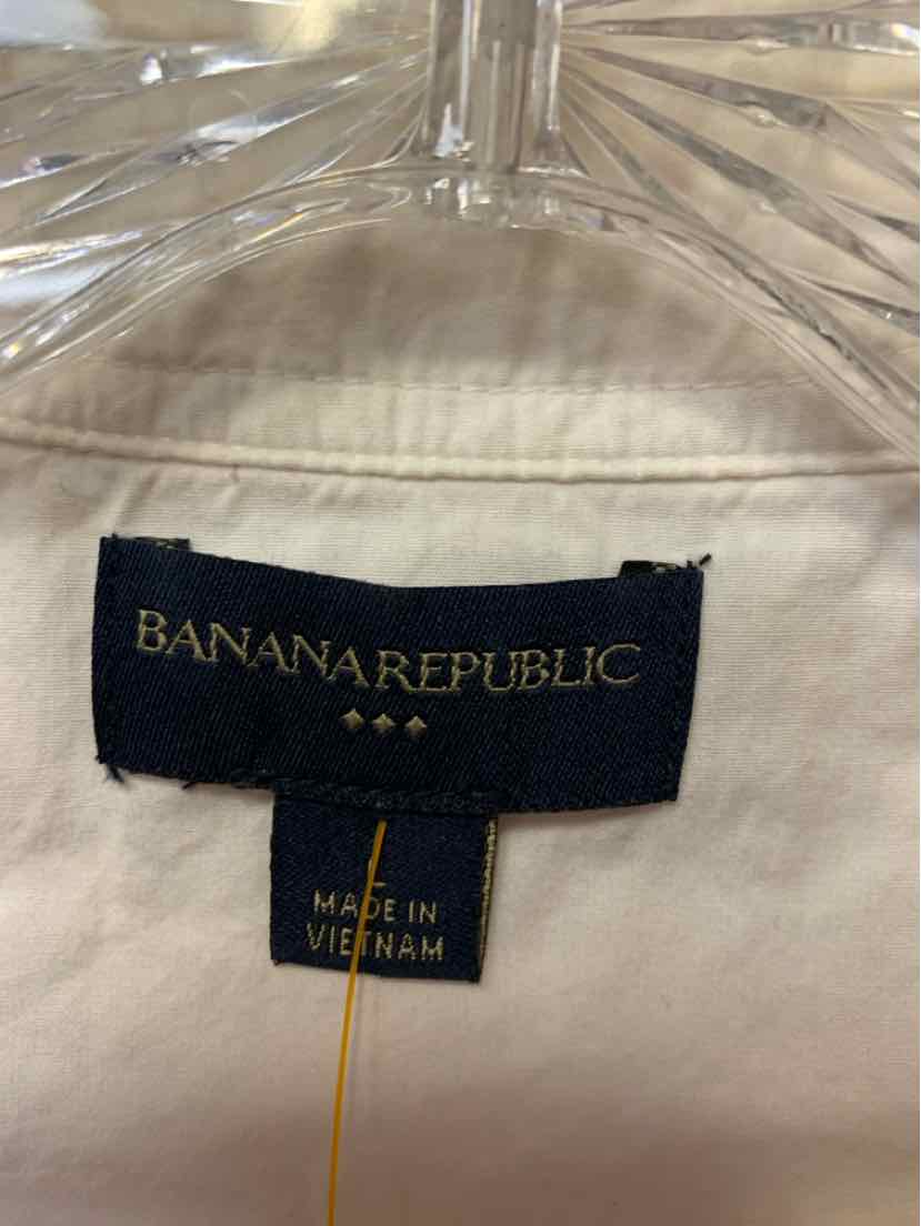 Banana Republic Men's Size L White Shirt