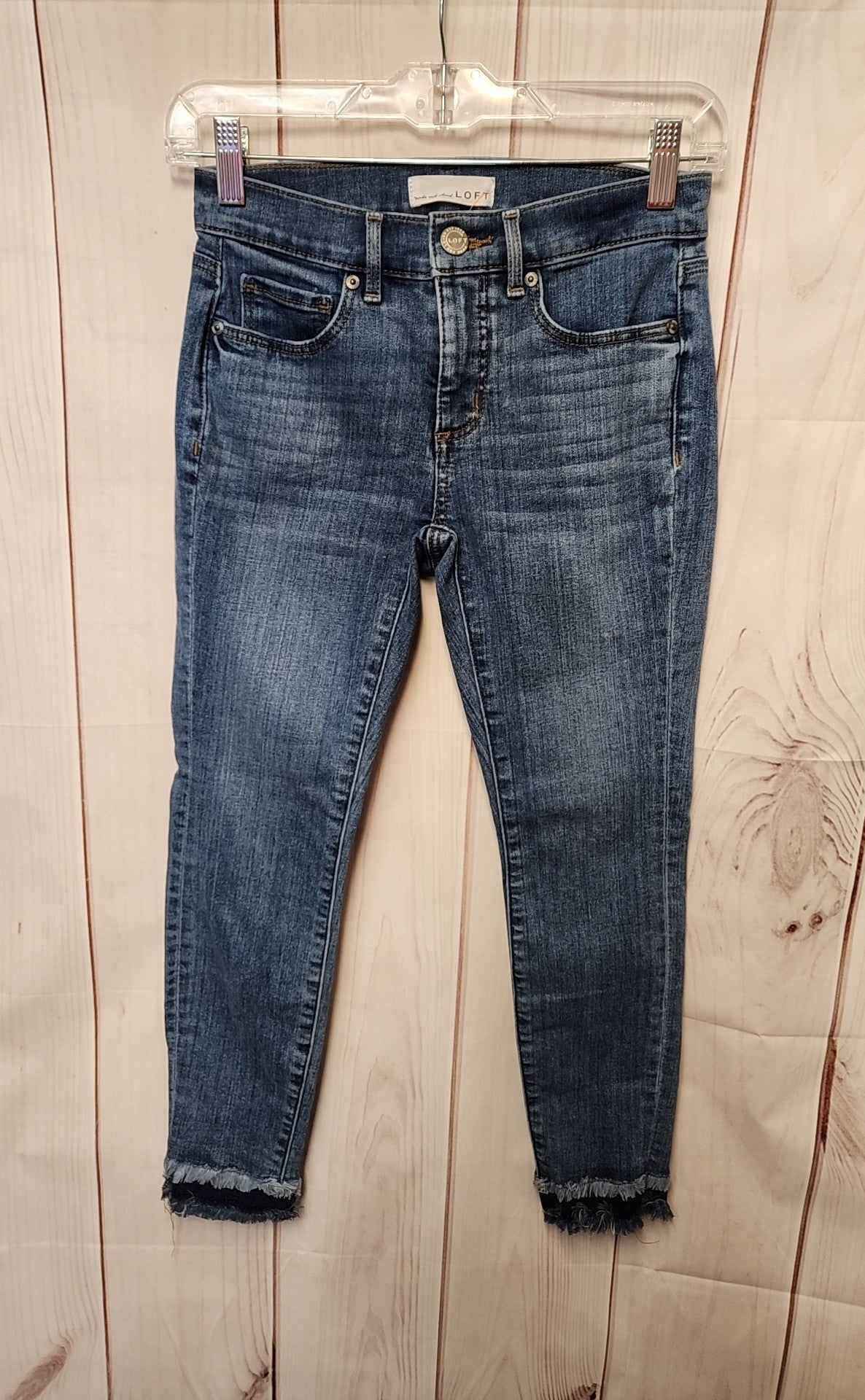 Loft Women's Size 24 (00) Blue Jeans Skinny