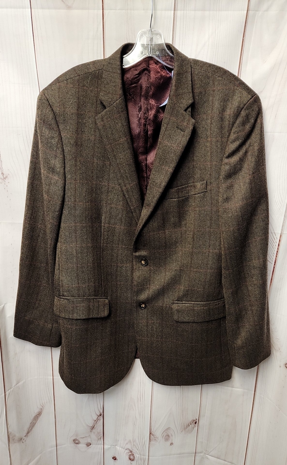 Tasso Elba Men's Size 42 = L Brown Sport Coat