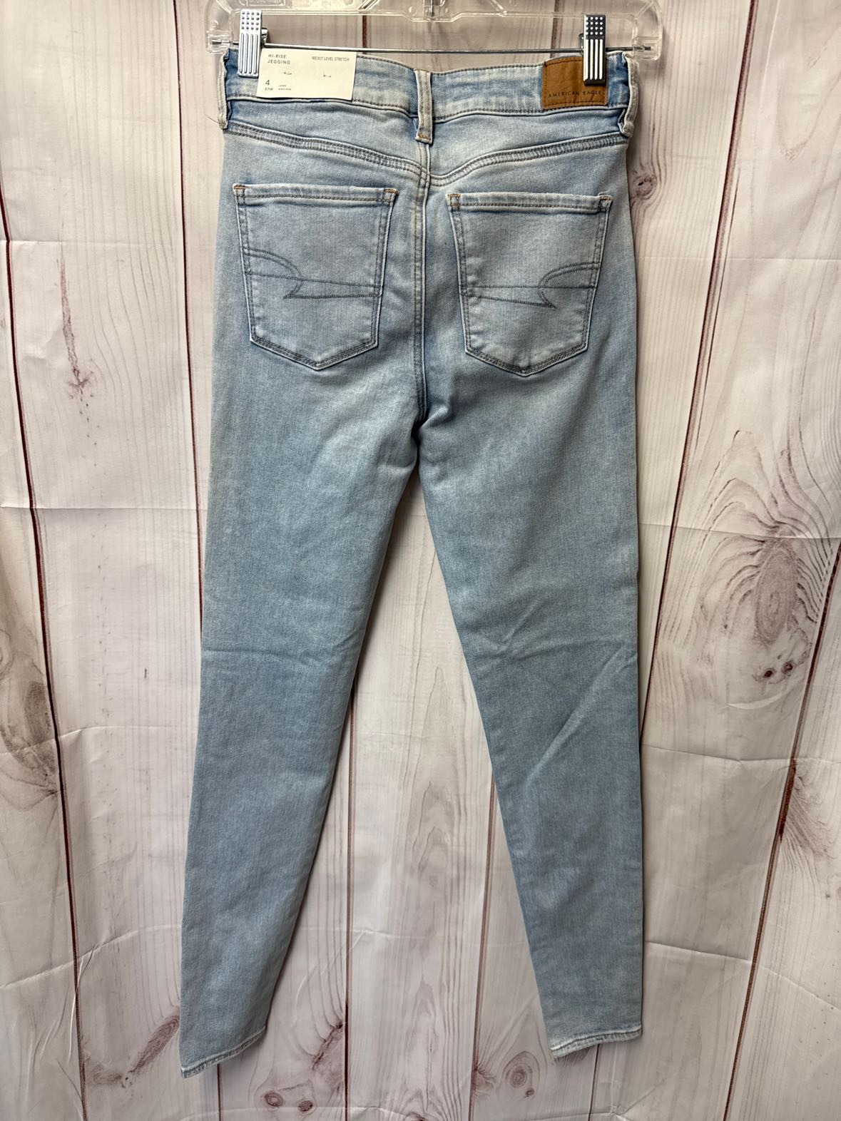 NWT American Eagle Women's Size 27 (3-4) Blue Jeans HI-Rise Jegging