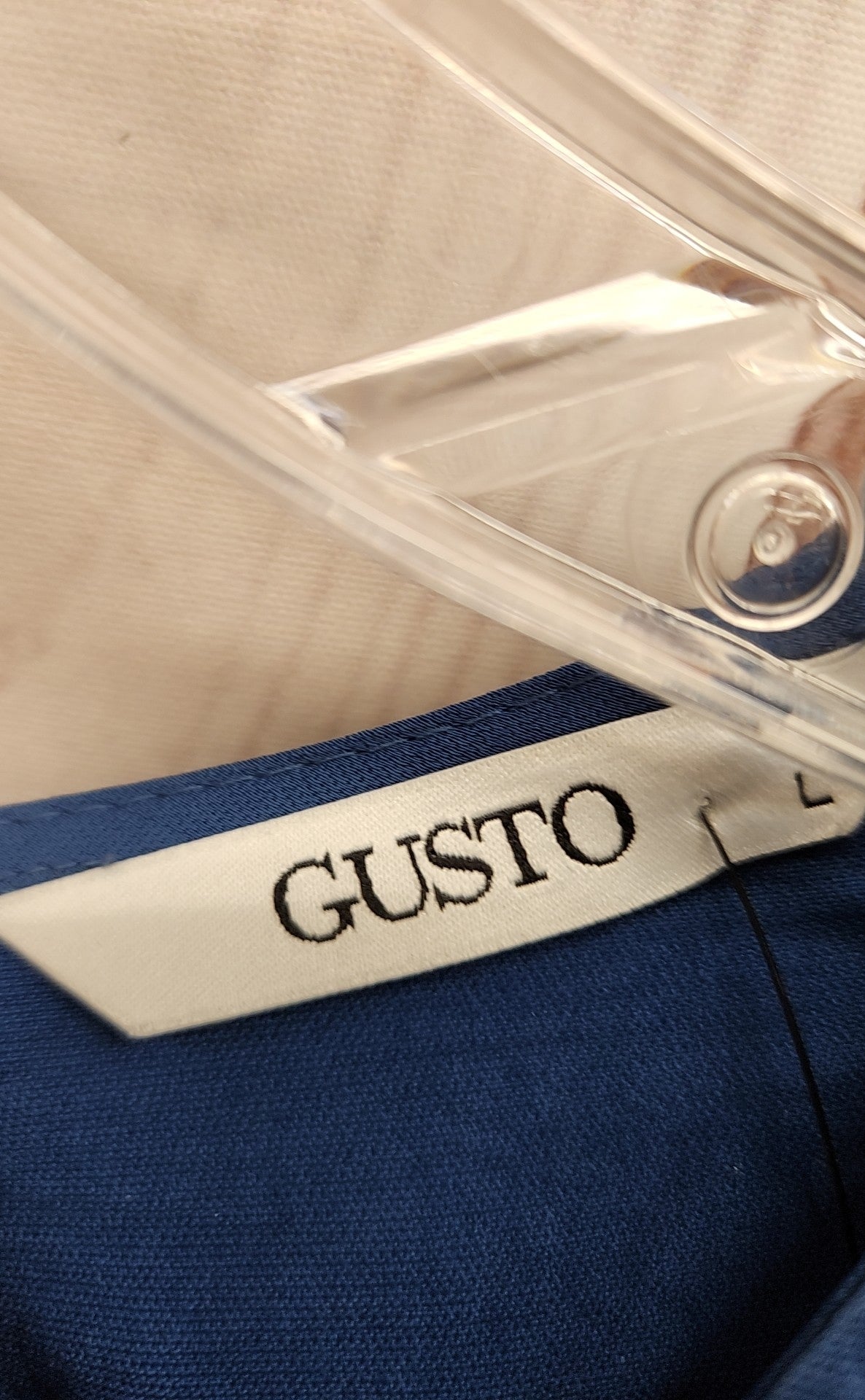 Gusto Women's Size L Blue Jumpsuit