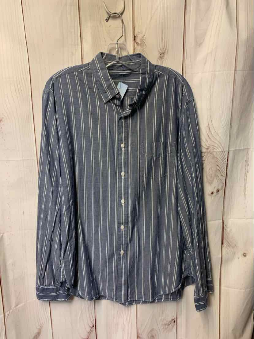 J Crew Men's Size L Blue Shirt