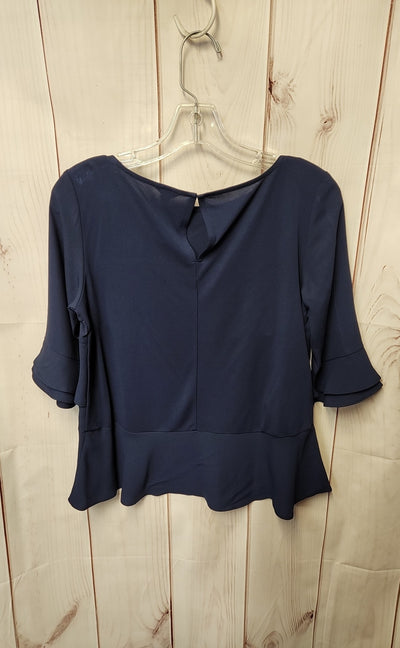 Ann Taylor Women's Size XXS Navy Short Sleeve Top NWT