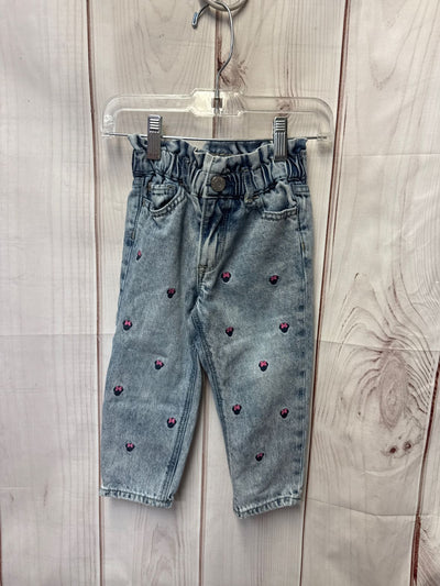 Gap Disney Girl's Size 3 Blue Jeans