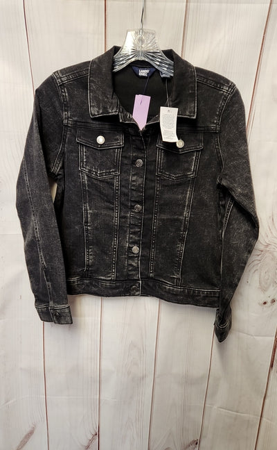 NWT Lands End Girl's Size 10/12 Black Jacket