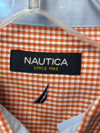 Nautica Men's Size XL Orange Shirt