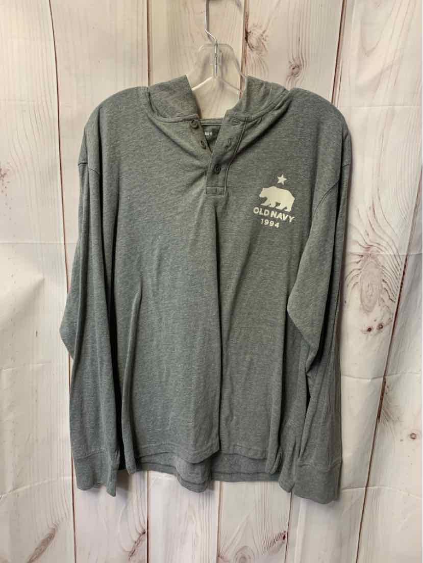 Old Navy Men's Size L Gray Shirt