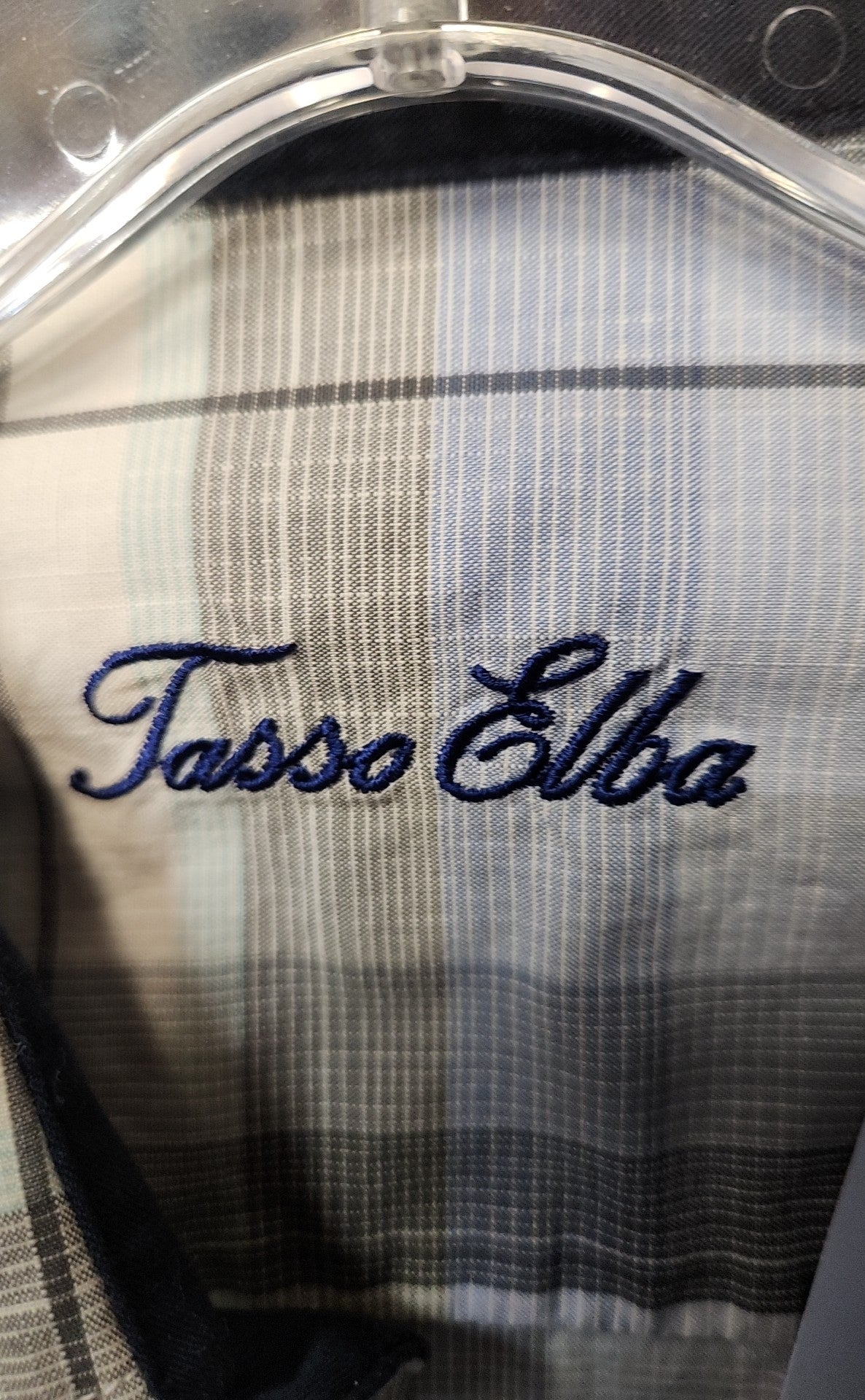 Tasso Elba Men's Size M Blue Shirt