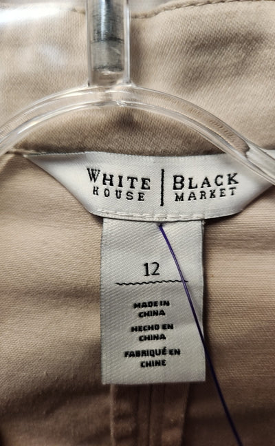 White House Black Market Women's Size 12 Beige Cardigan