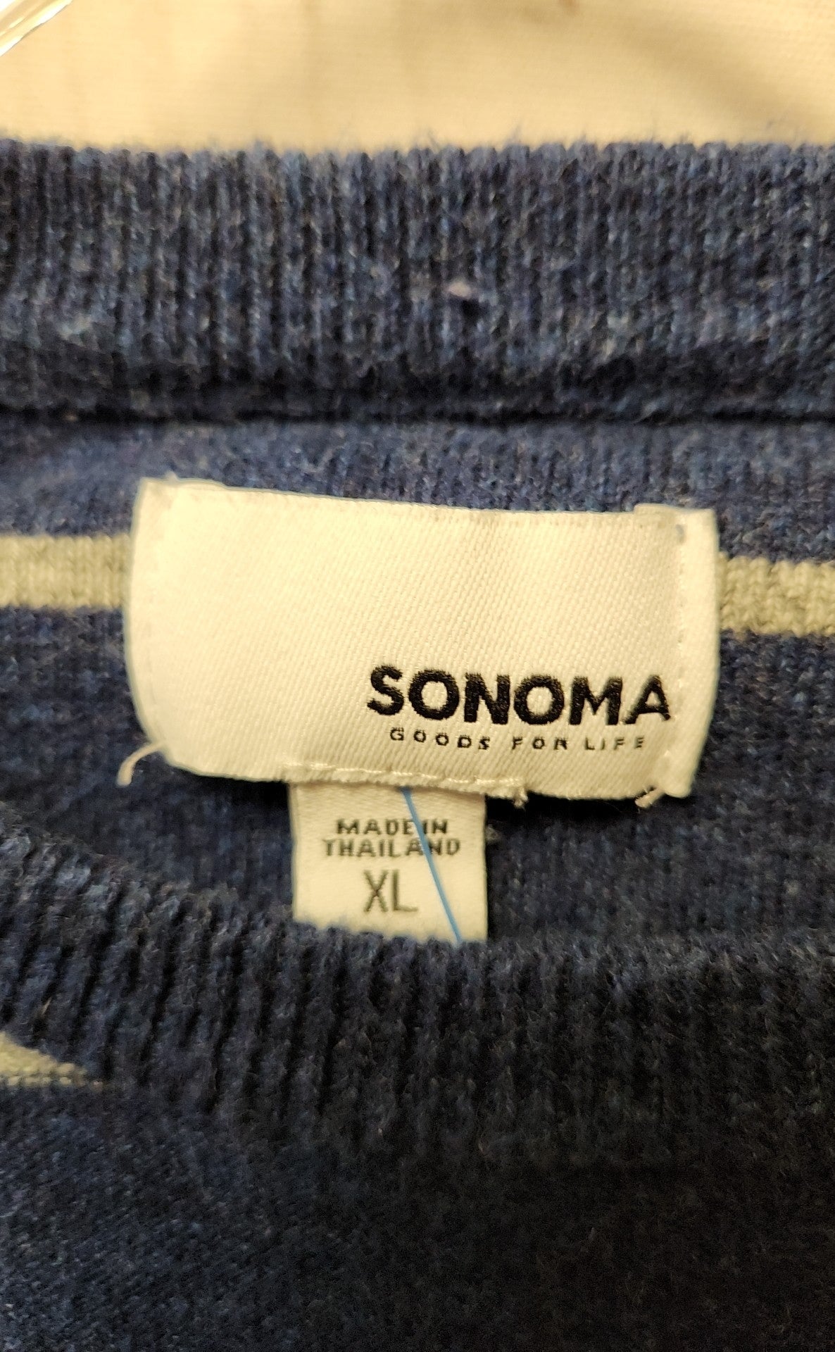 Sonoma Men's Size XL Navy Sweater