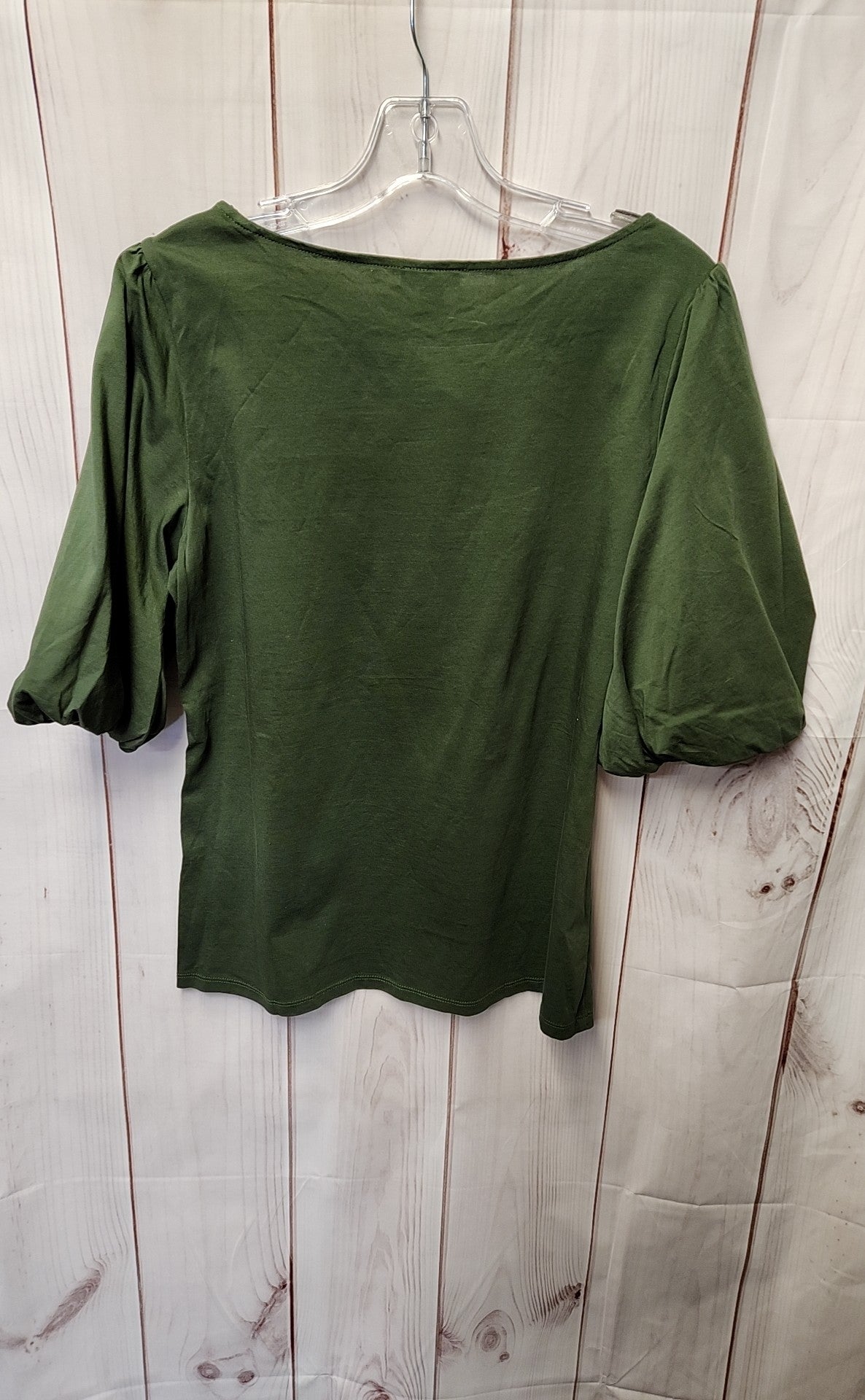 Ann Taylor Women's Size M Green Short Sleeve Top