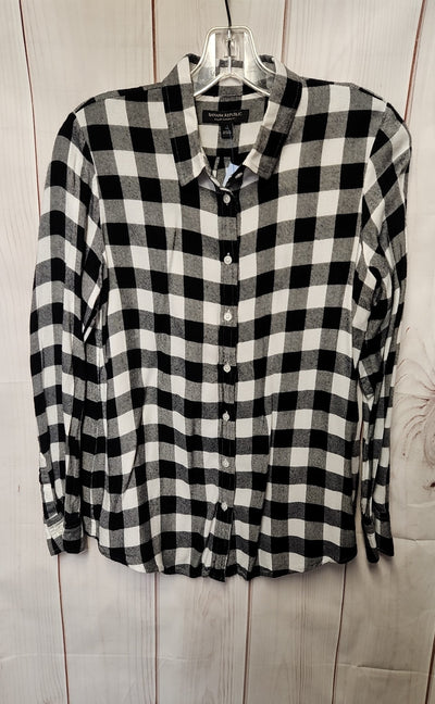 Banana Republic Women's Size S Black & White Long Sleeve Top