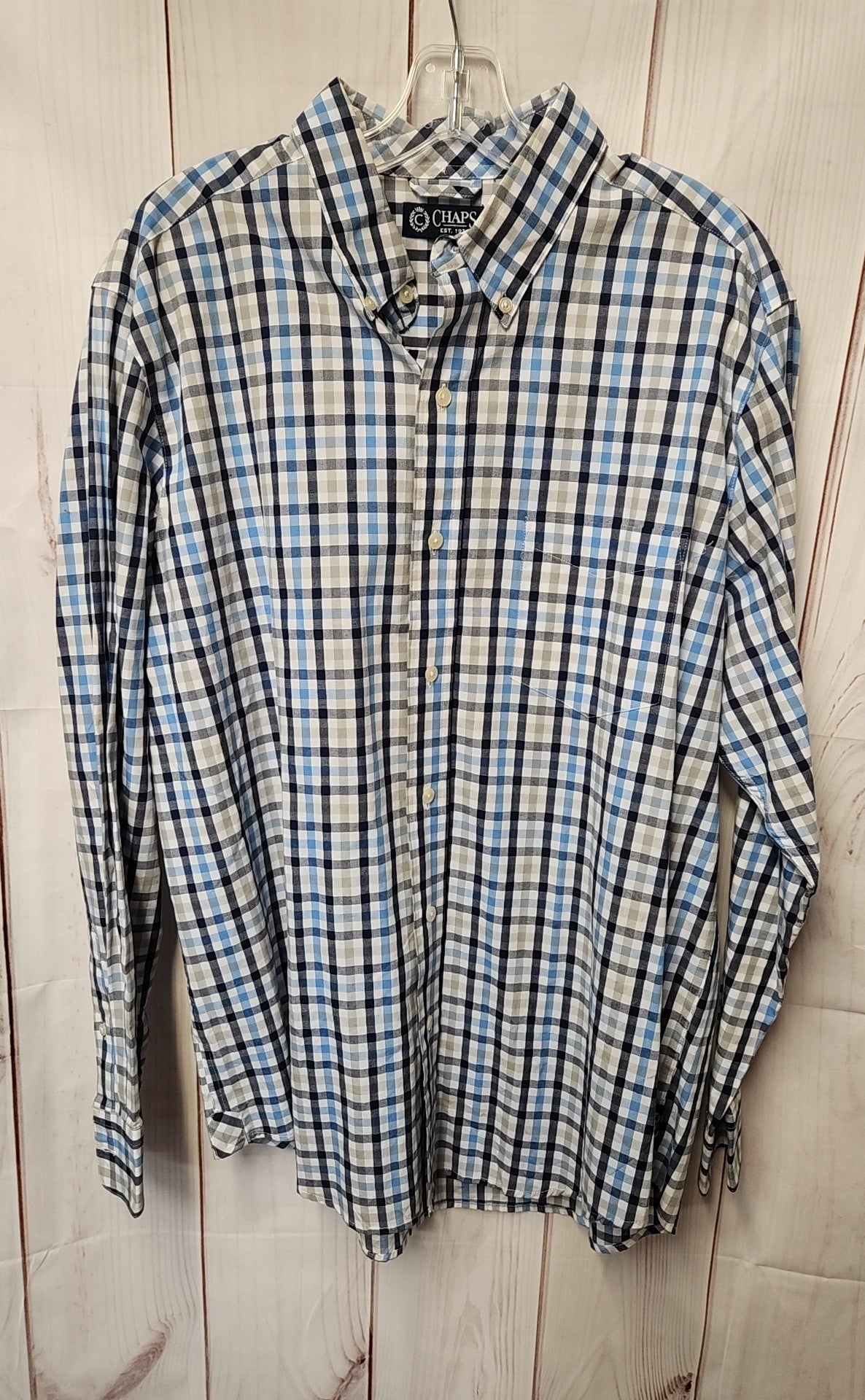 Chaps Men's Size L Blue Shirt