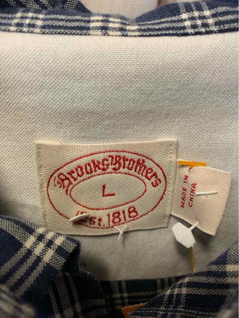 Brooks Brothers Men's Size L Blue Shirt