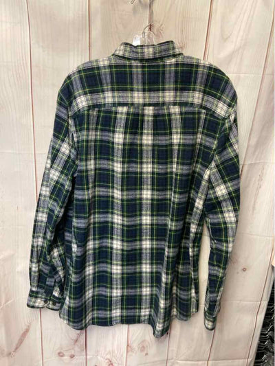 LL Bean Men's Size L Green Shirt